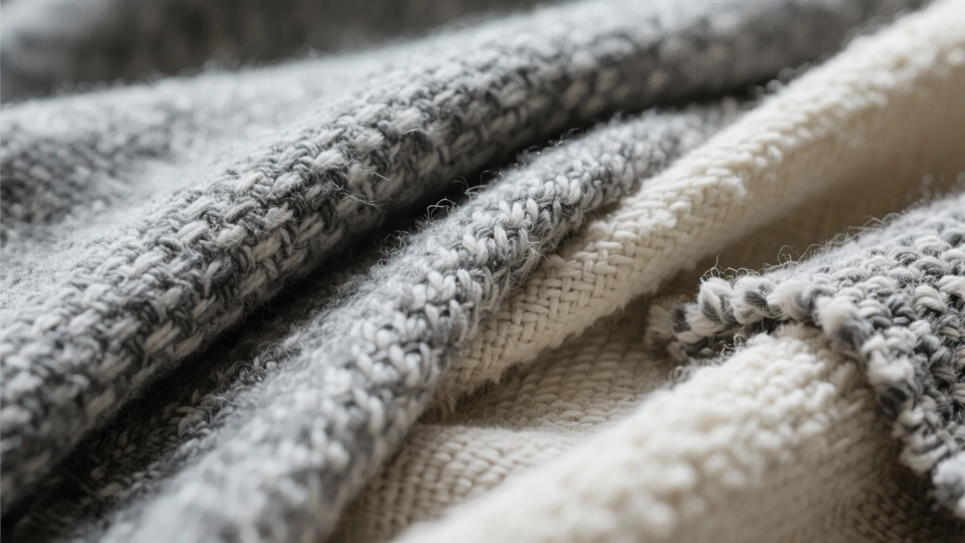 Textured Fabrics in Monochrome Neutrals