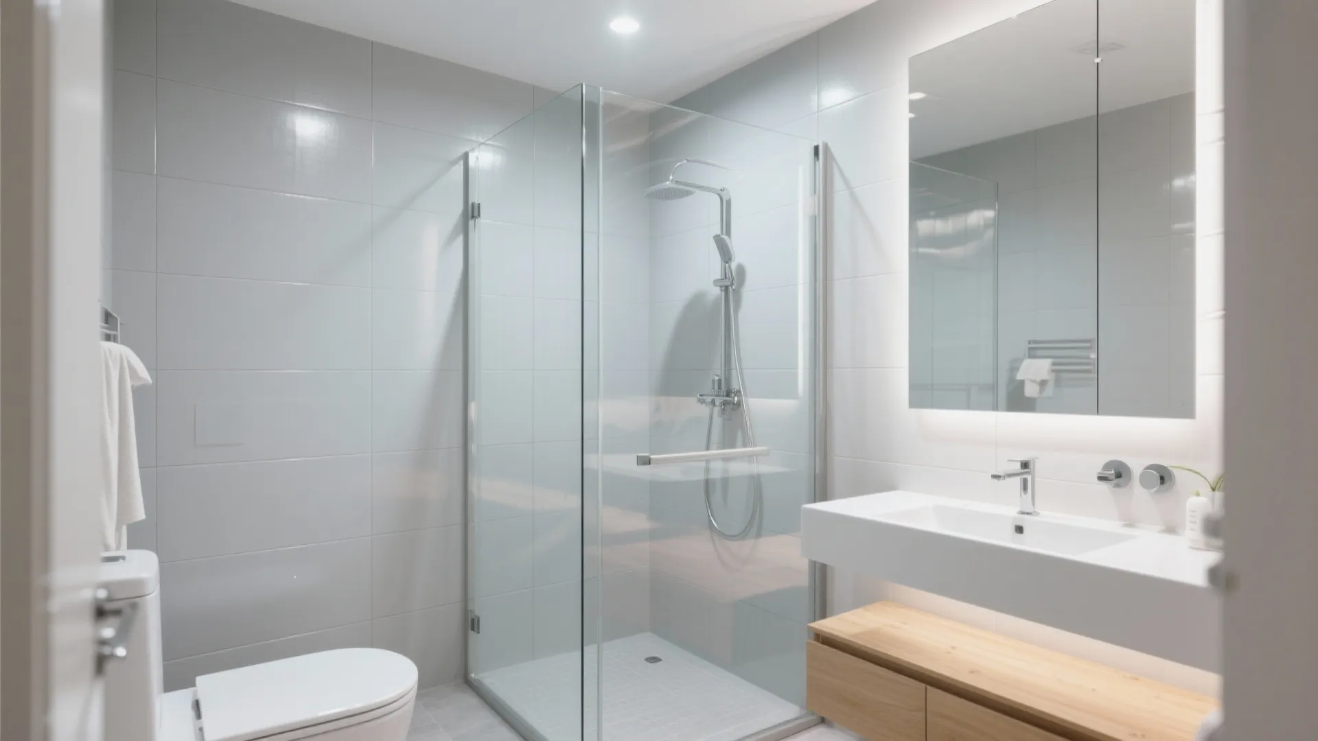 Grey + Glass: Open, Airy, and Functional