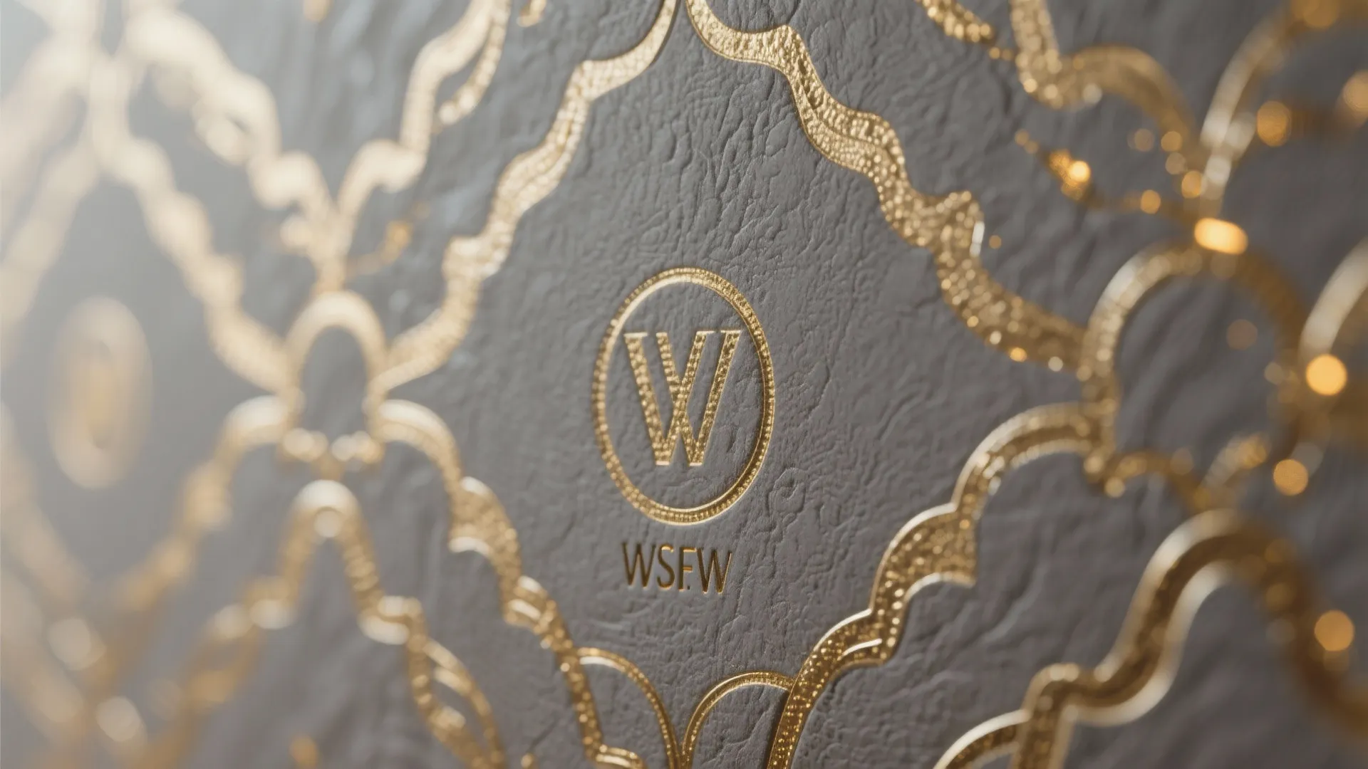 Grey and Metallic Accents