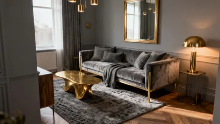 5 Grey and Gold Living Room Ideas