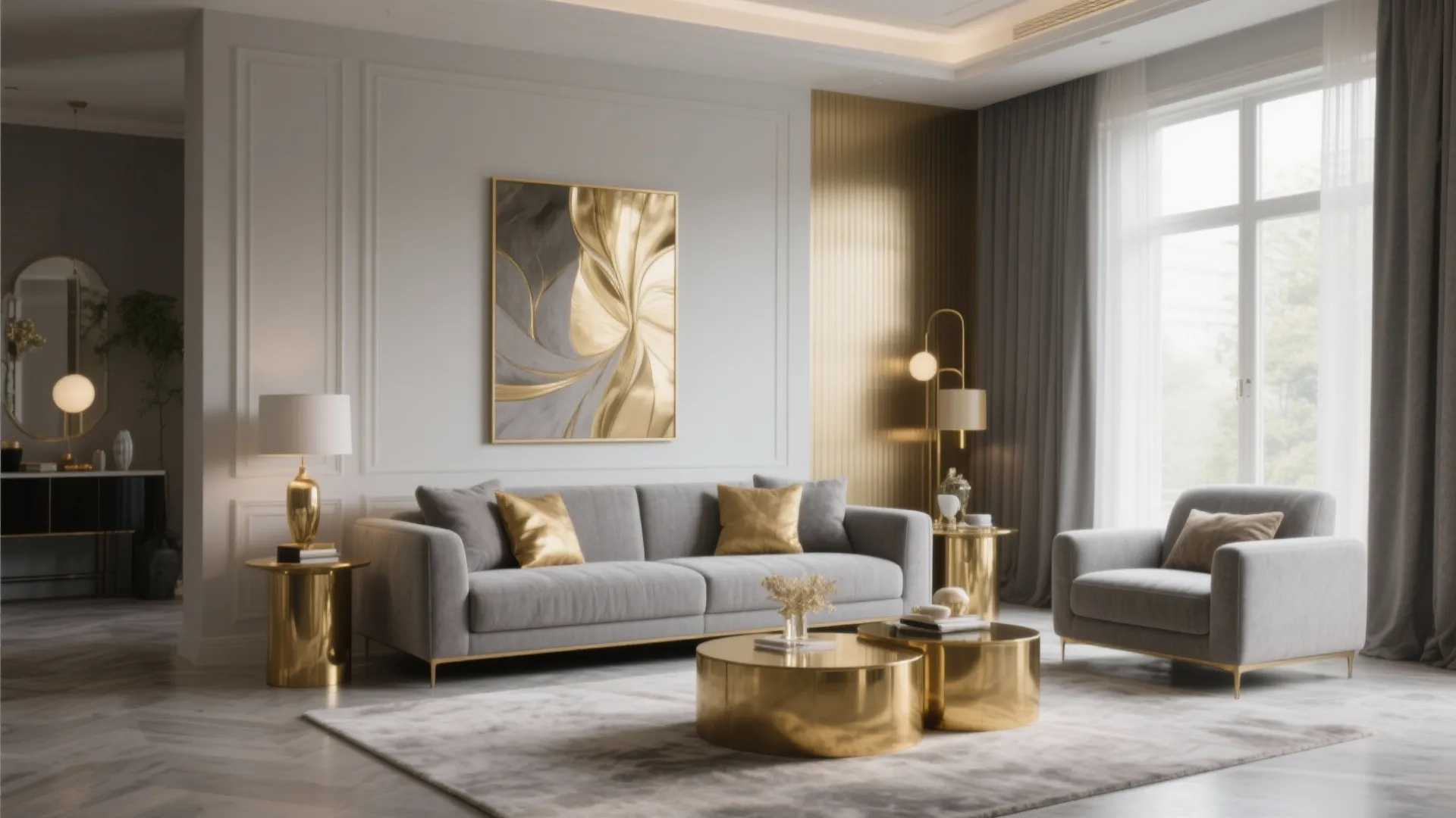 10 Grey and Gold Living Room Ideas: Stylish Grey and Gold Living Room Inspirations from My 10+ Years of Design Experience