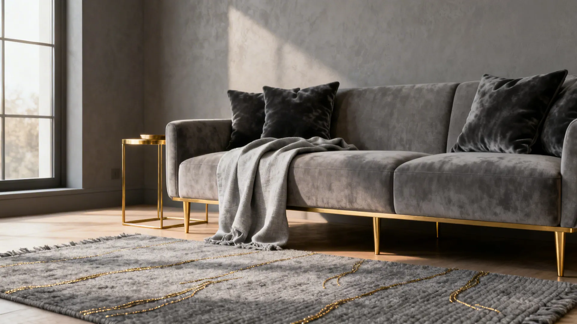 5 Grey and Gold Living Room Ideas: Chic grey and gold living room decor ideas I’ve used to transform small spaces