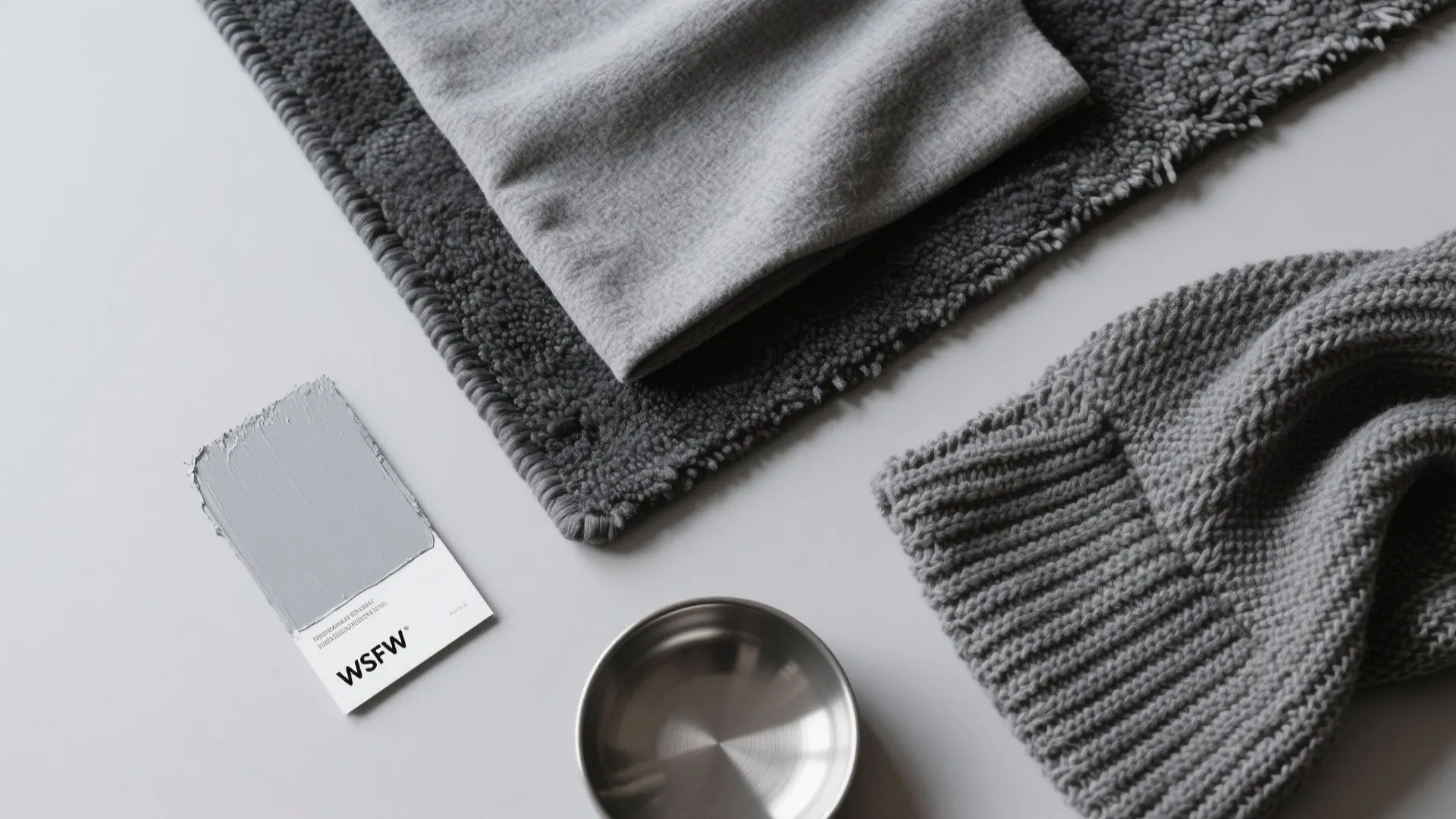 Monochrome Layers: Grey-on-Grey with Mixed Finishes