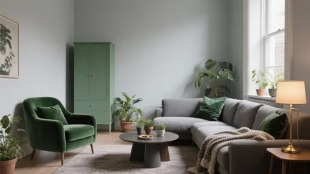5 Grey and Green Living Room Ideas