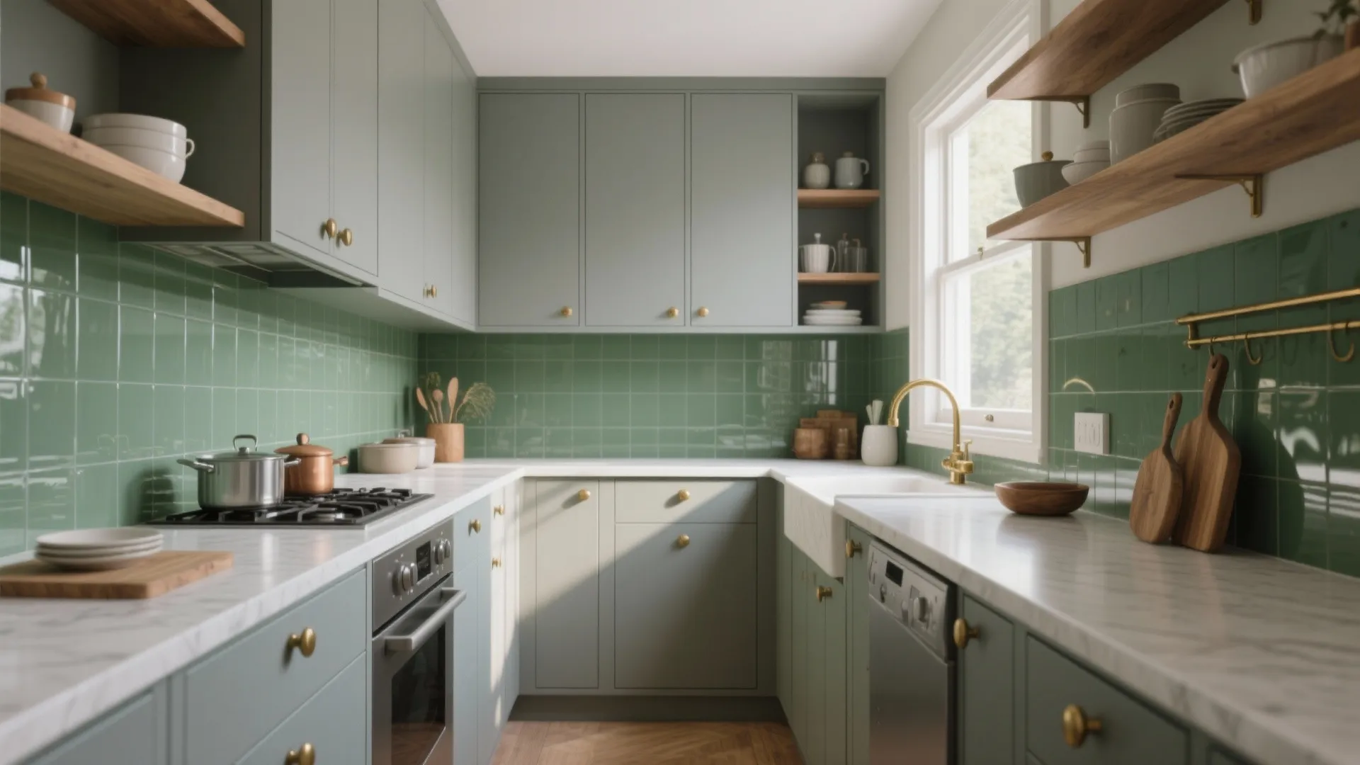 5 Grey Green Kitchen Ideas to Transform Small Spaces: Practical, stylish grey green kitchen inspirations with space-saving tips from a veteran designer