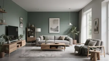 10 Grey Green Living Room Ideas