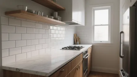 White Tiles & Grey Grout: 5 Small-Kitchen Ideas