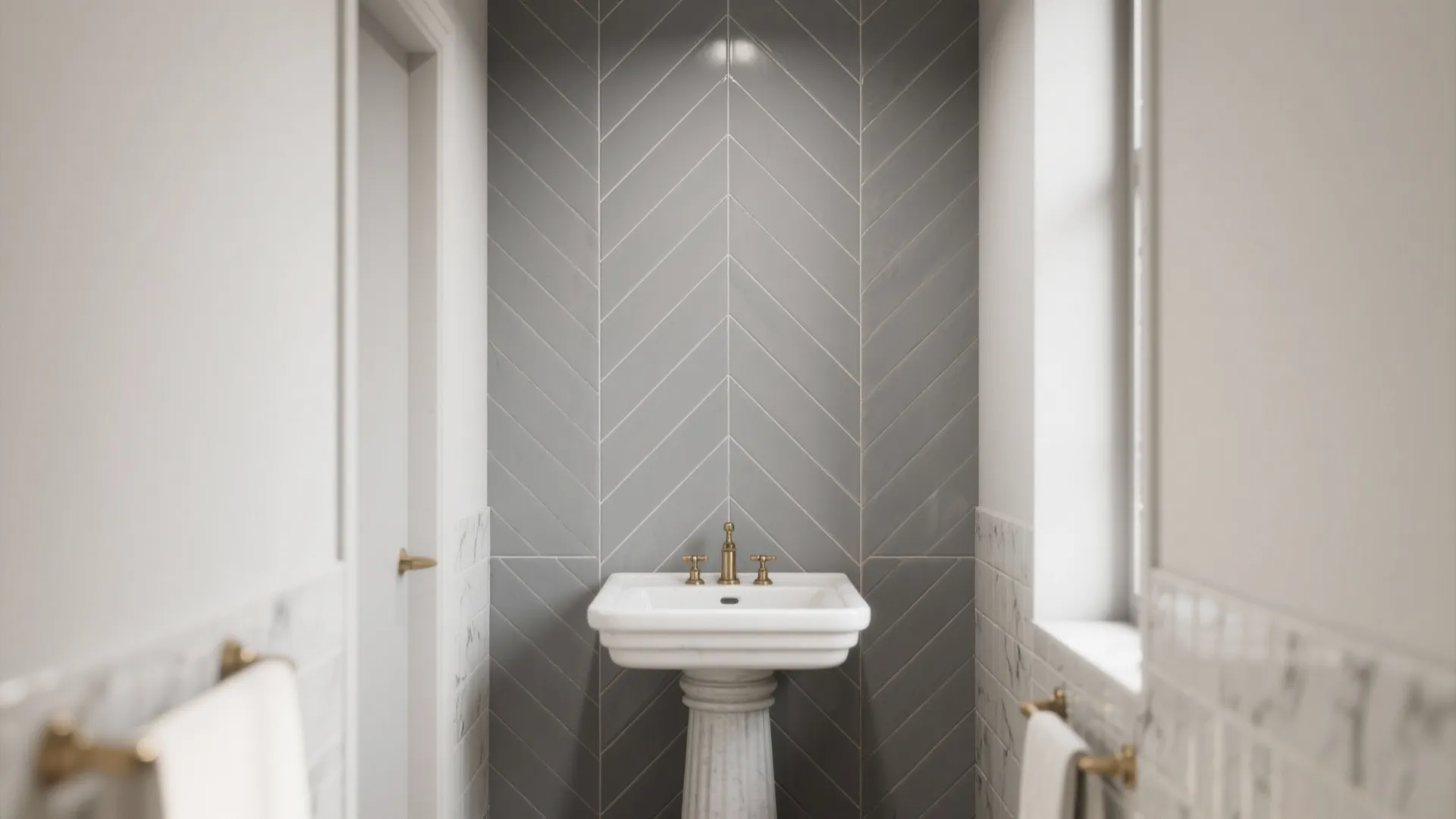 Grey Herringbone That Adds Movement