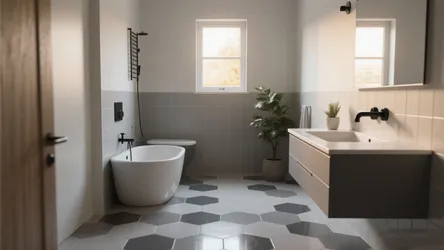 5 Clever Ideas for Grey Hexagon Tile Bathroom Floors