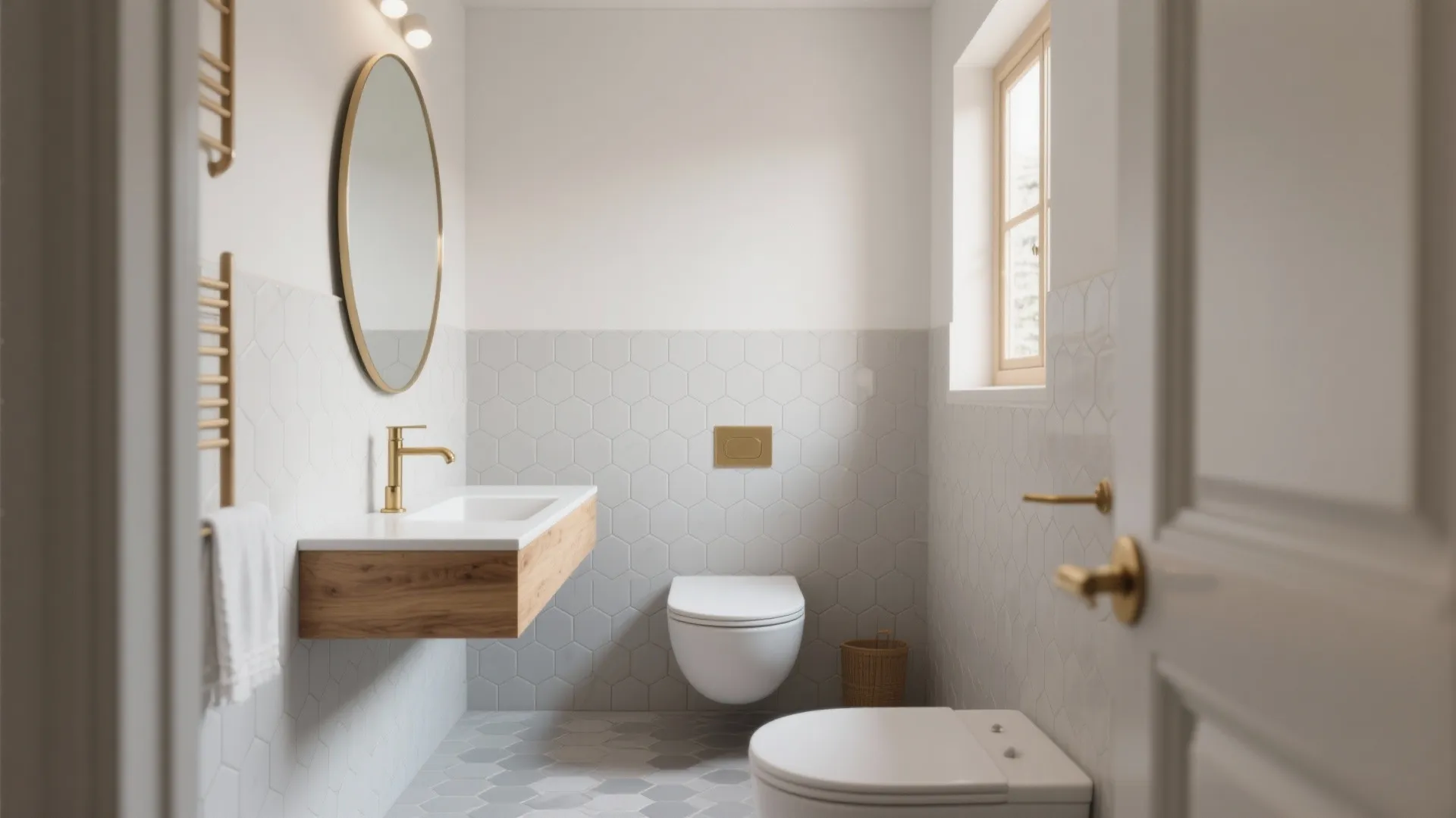 5 Grey Hexagon Tile Ideas for Small Bathrooms: Creative small-bathroom designs using grey hexagon tiles — practical tips, budget notes, and real project stories
