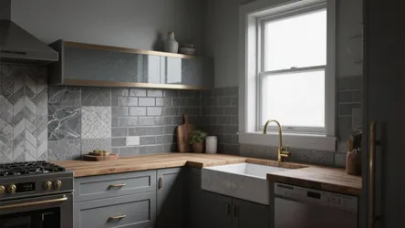 5 Grey Kitchen Backsplash Tile Ideas