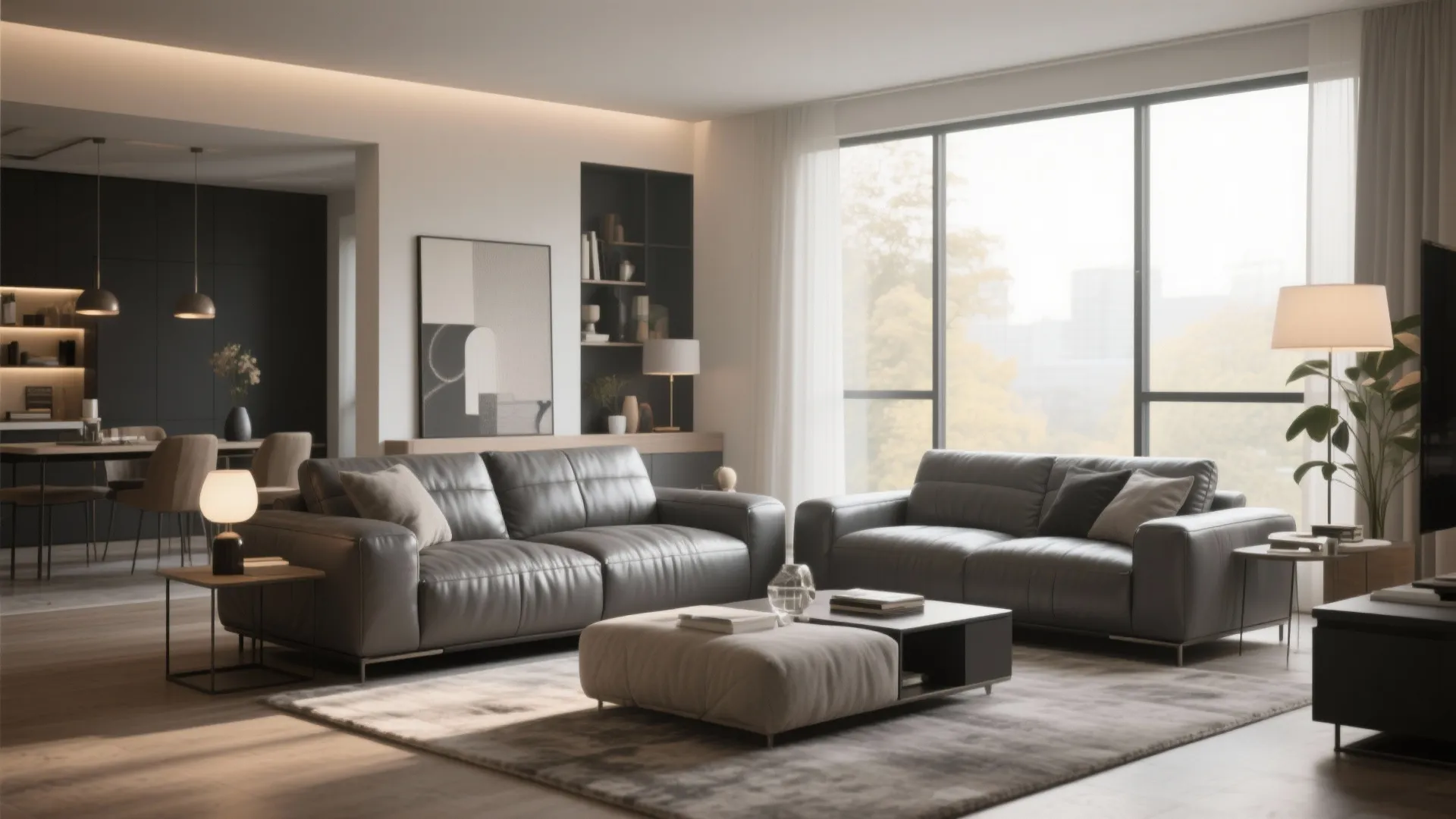 10 Living Room Ideas with Grey Leather Couch: Stylish & Functional Design Inspirations for Every Home
