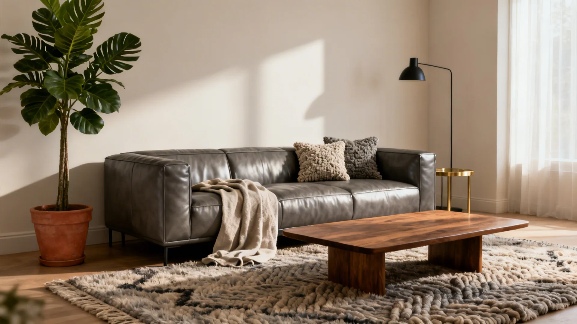 5 Grey Leather Sofa Living Room Ideas: Small-space tested grey leather sofa ideas that maximize style and function