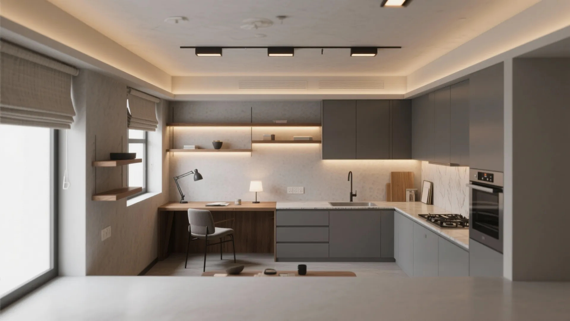 Grey + Soft Lighting Strategy