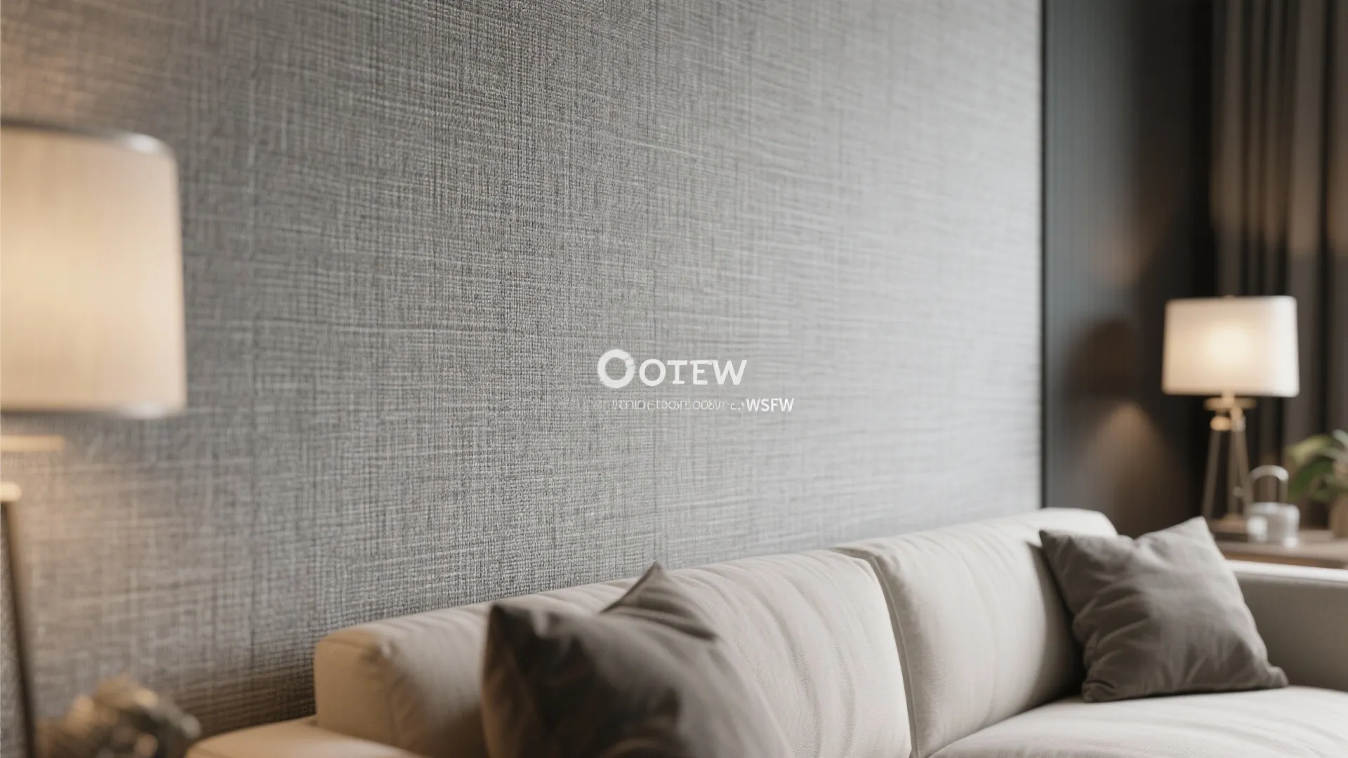 Textured Fabric-Look Wallpaper