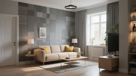 Top 5 Grey Living Room Wallpaper Ideas