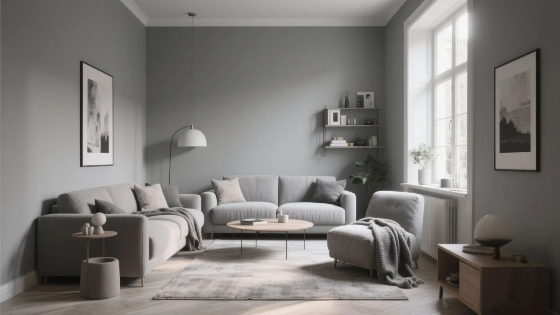 10 Grey Colour Living Room Ideas