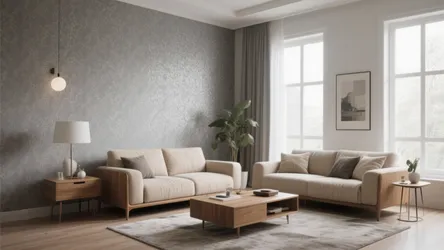 5 Grey Living Room Wallpaper Ideas