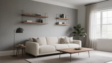 5 Living Room Wallpaper Ideas Grey: Designer Picks