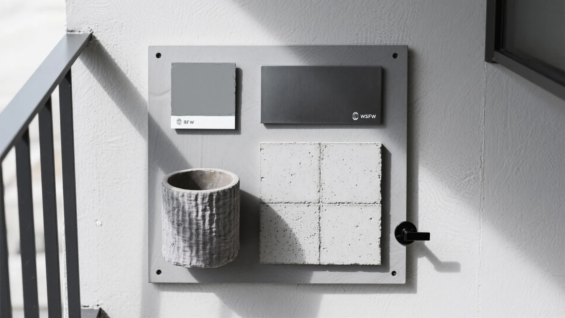 Monochrome Greys with High-Texture Surfaces