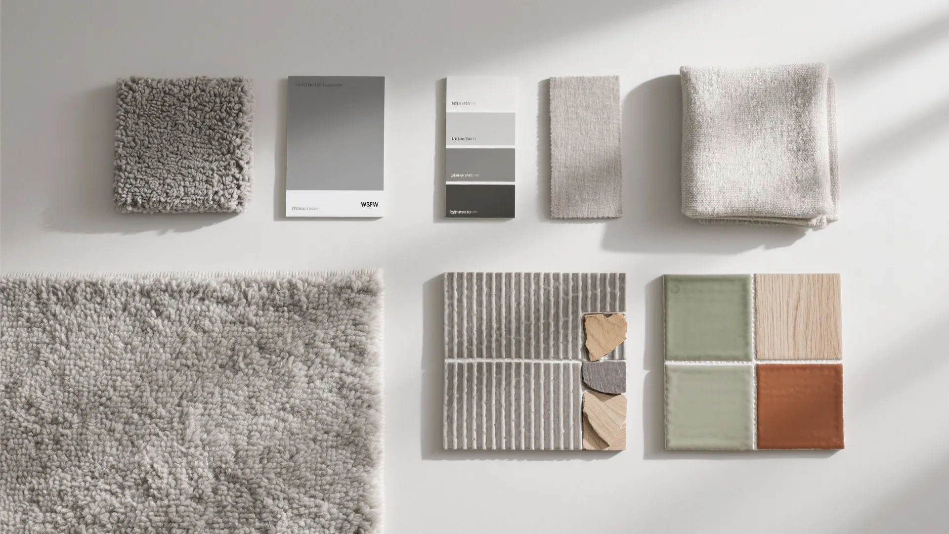 Texture-led styling: boucle, wool, and ribbed ceramics