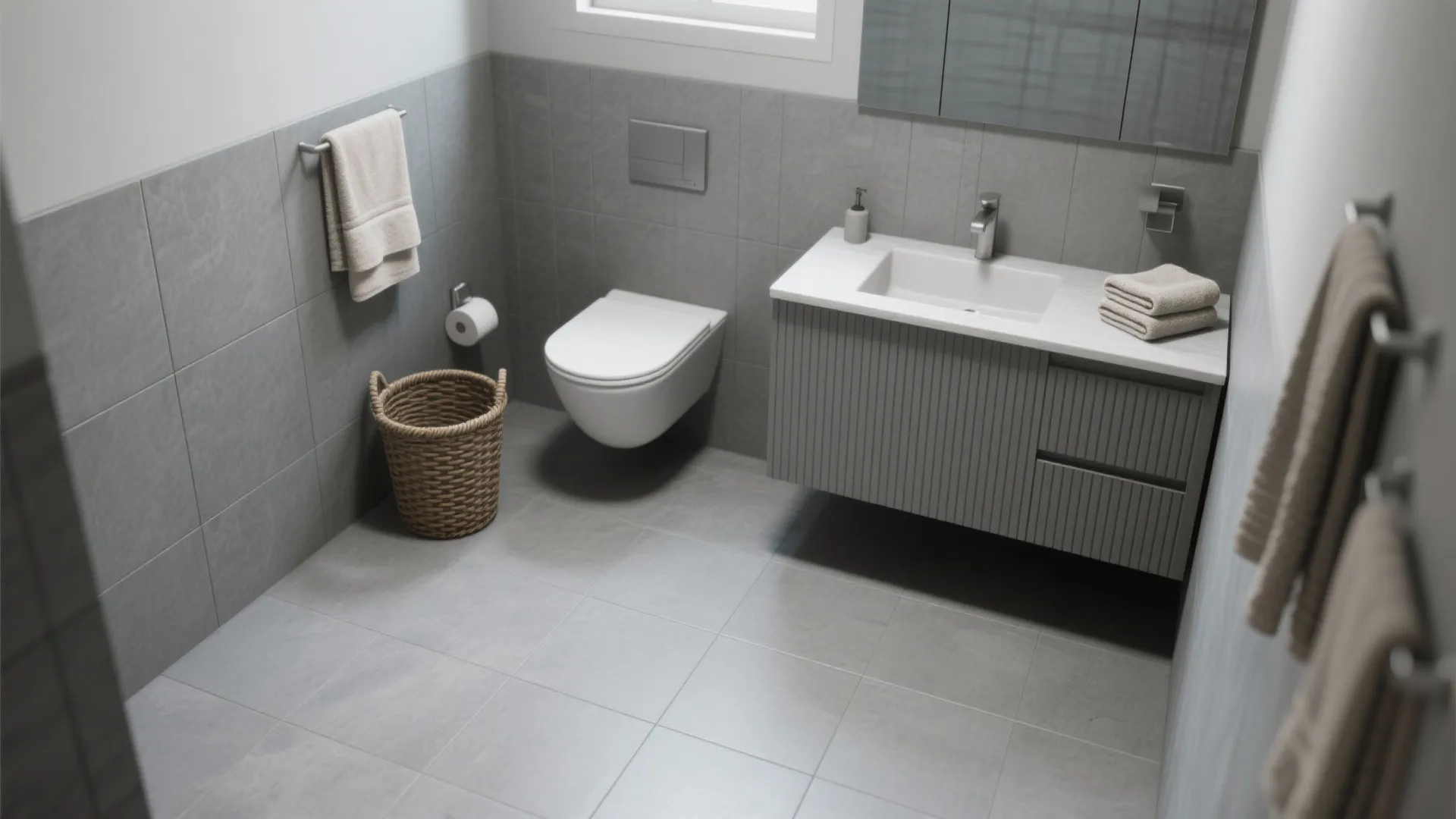 1. Monochrome Minimalism: Grey on Grey