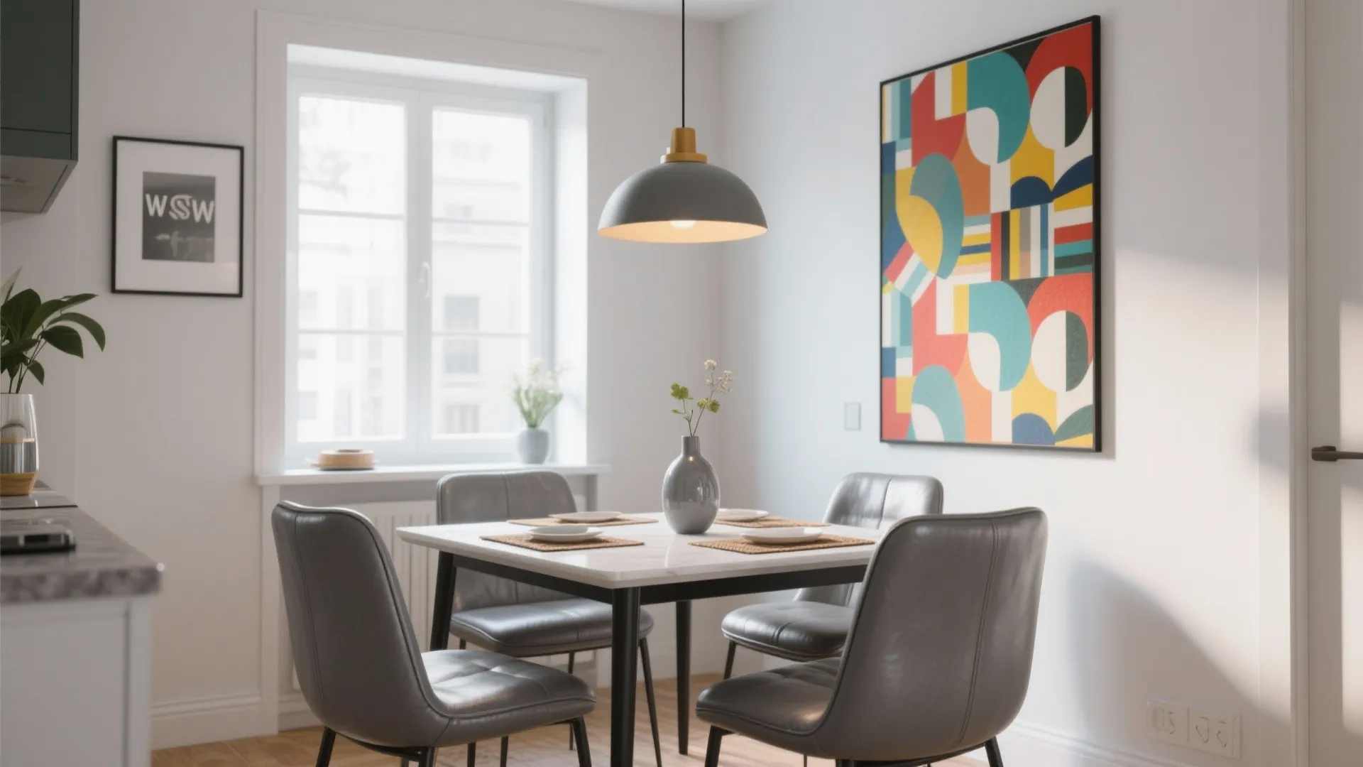 2. Use as a neutral base for bold accents