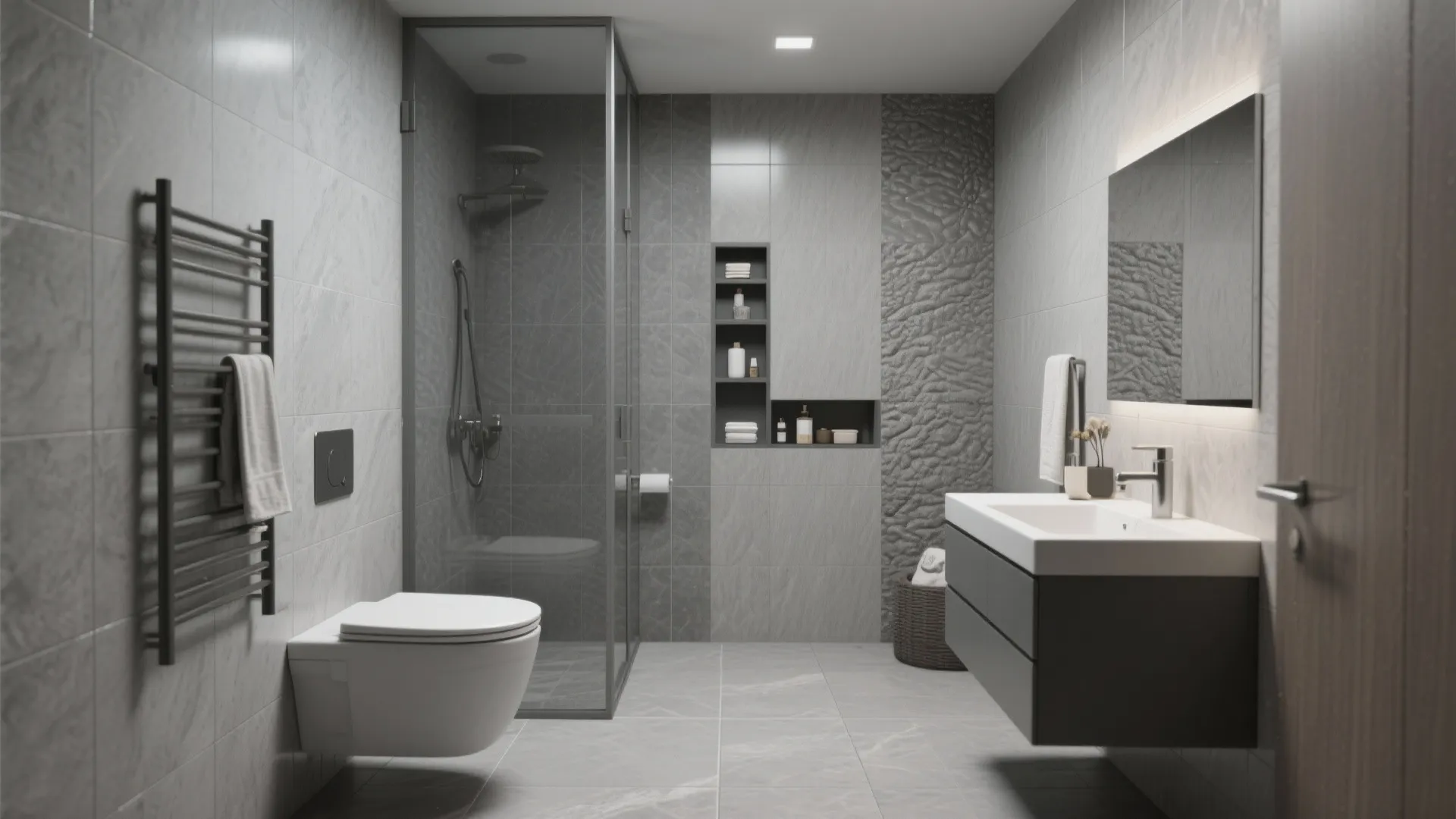 7. Try a grey-on-grey palette