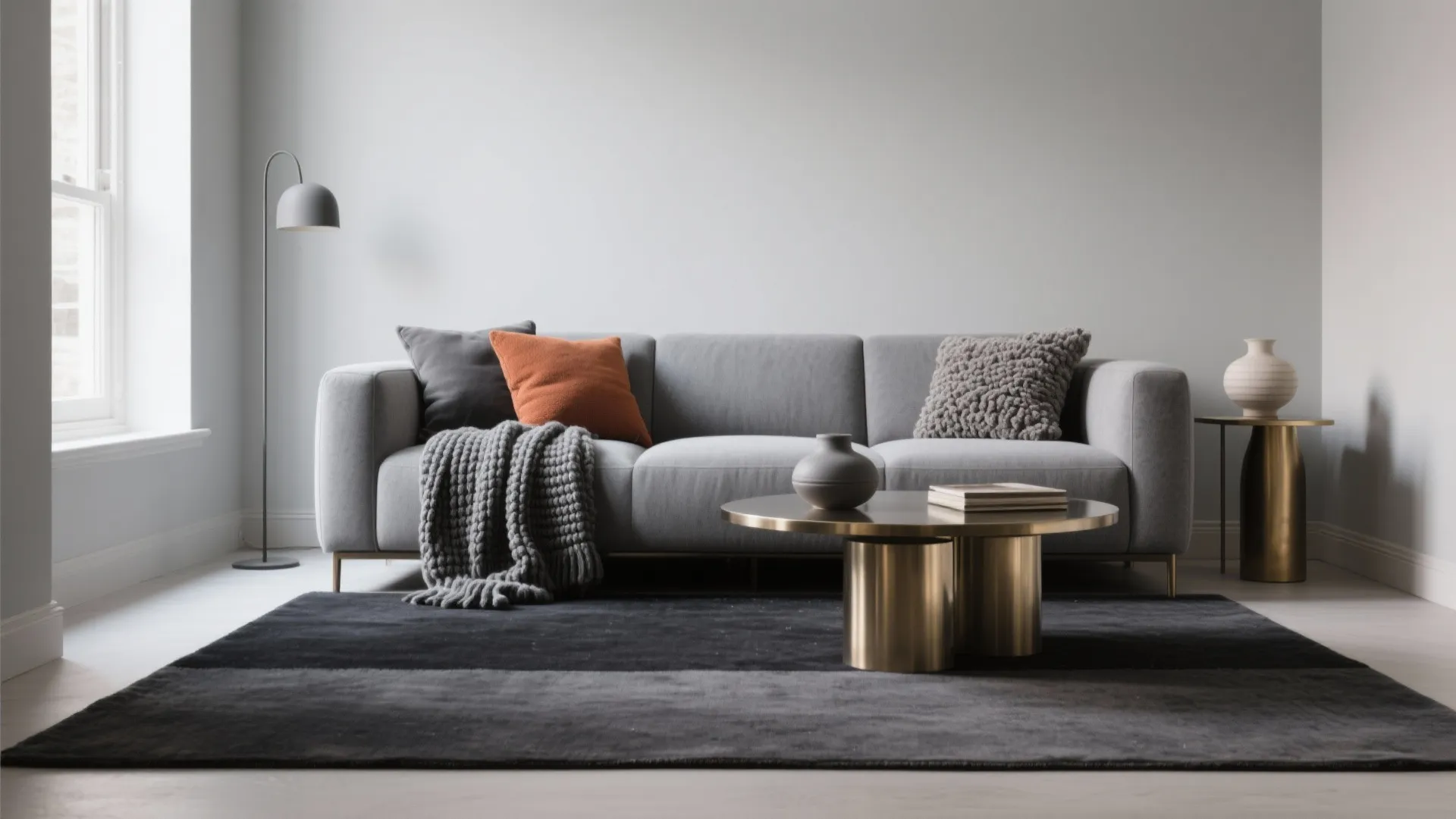 Monochrome Layers: Grey-on-Grey with Mixed Finishes