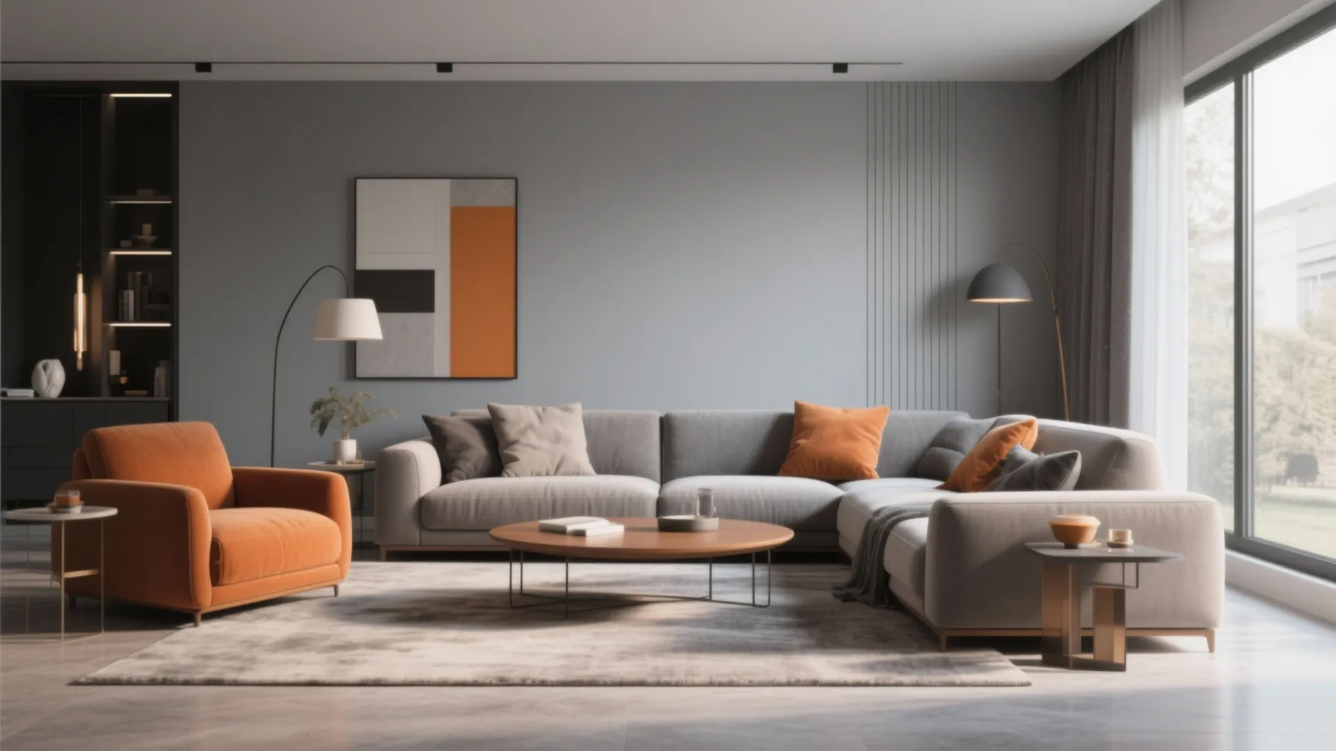 10 Stylish Living Room Ideas with Grey and Orange: Creative Grey and Orange Living Room Inspirations from My Design Experience