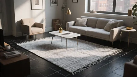 5 Grey and Black Rug Ideas for Living Rooms