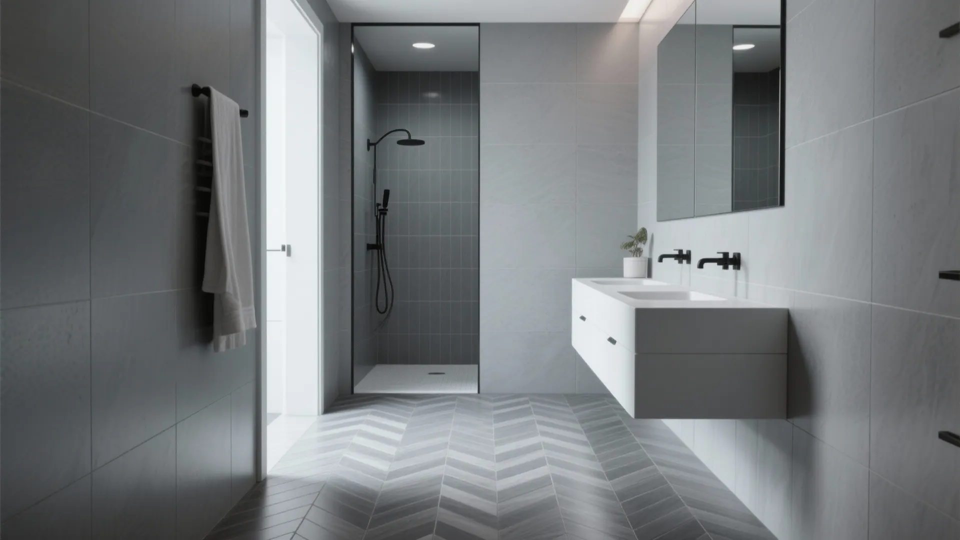 Pattern Play: Herringbone, Chevron, and Kit-Kat in Grey