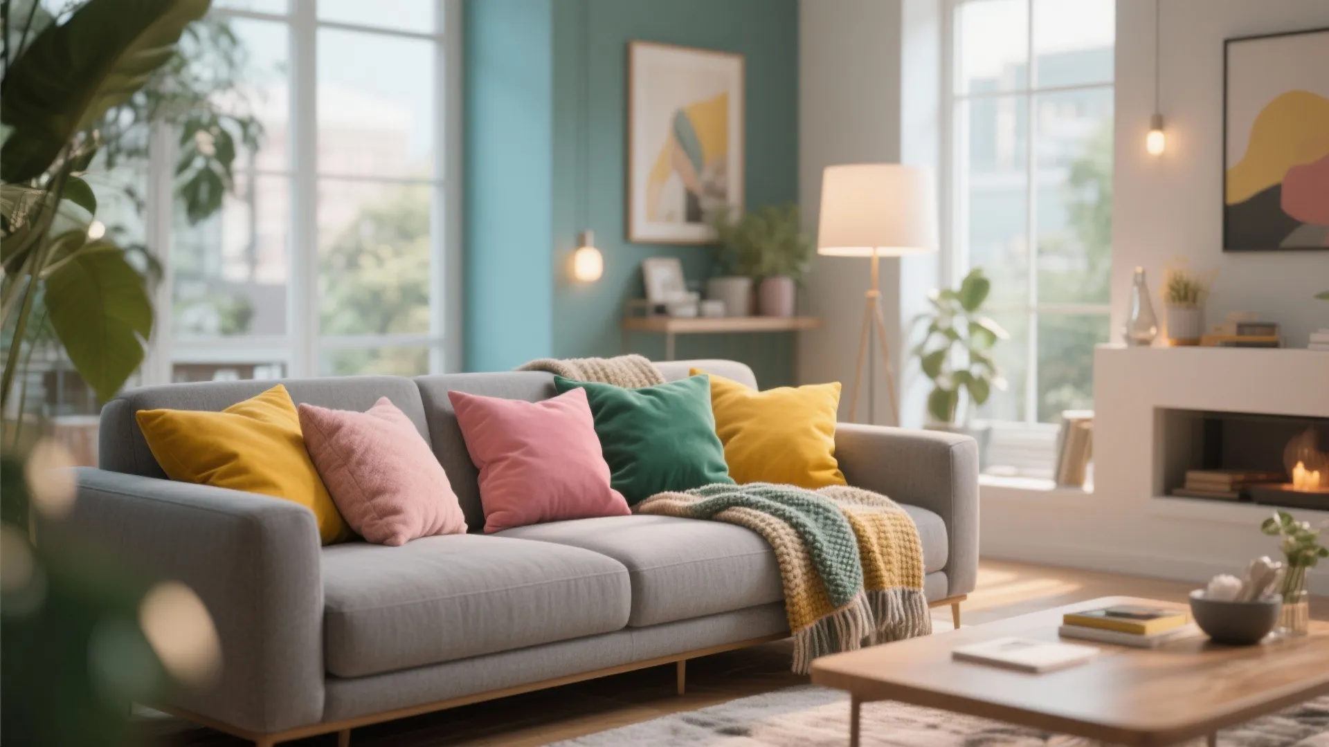 5. Pops of Color with Accessories