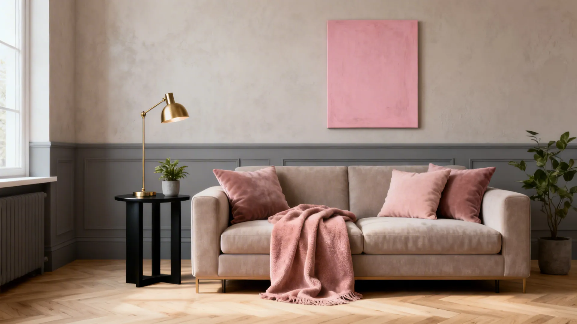 5 Grey and Pink Living Room Ideas