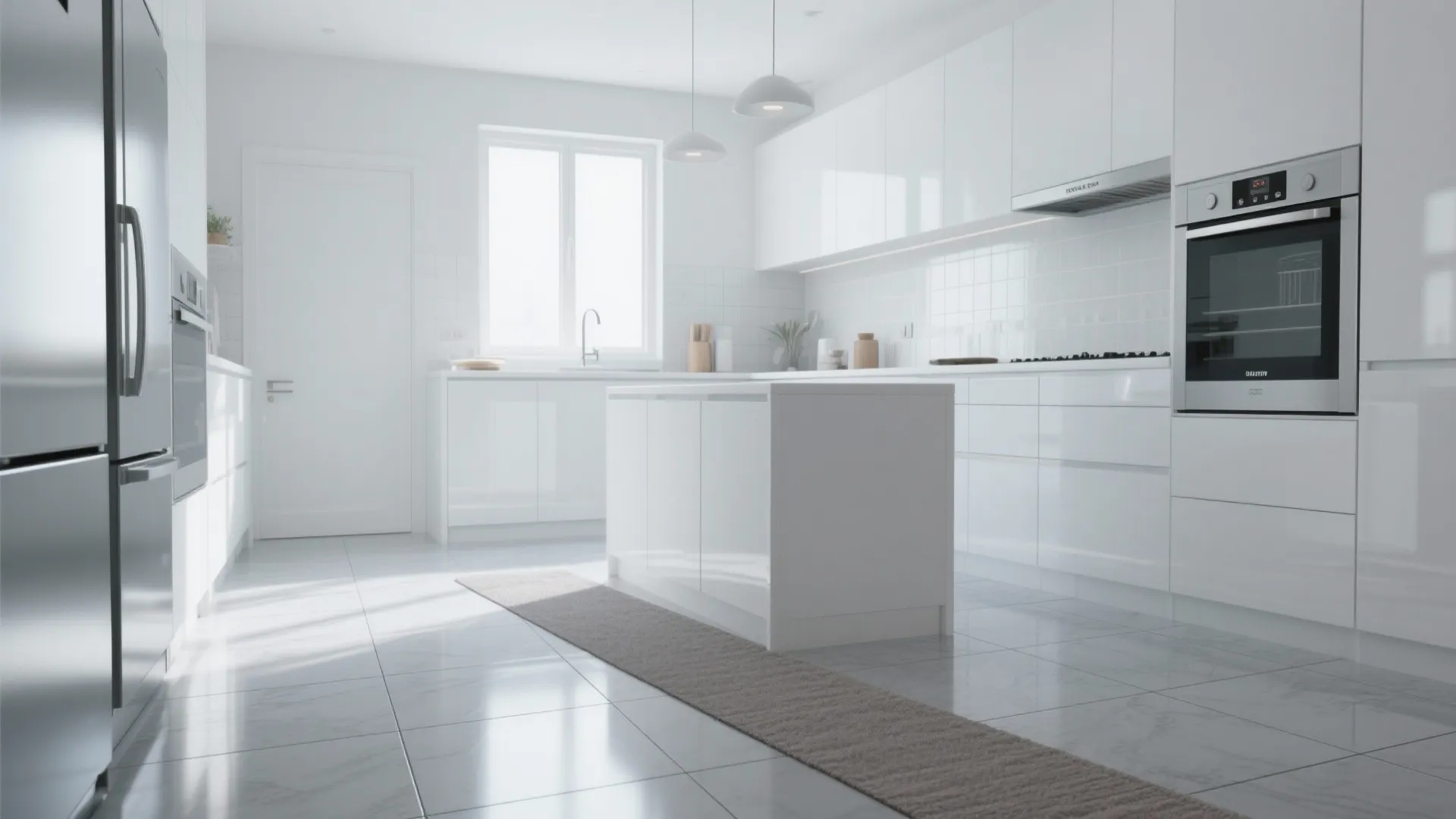 2. Cool Grey Porcelain Tile