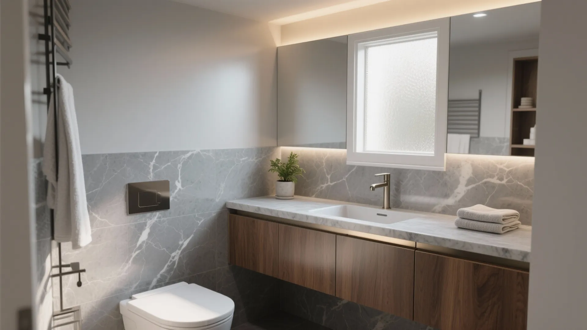 Grey Quartz Bathroom Countertops — 5 Inspo Ideas: Stylish, durable and space-smart grey quartz countertop ideas with real tips from a seasoned designer