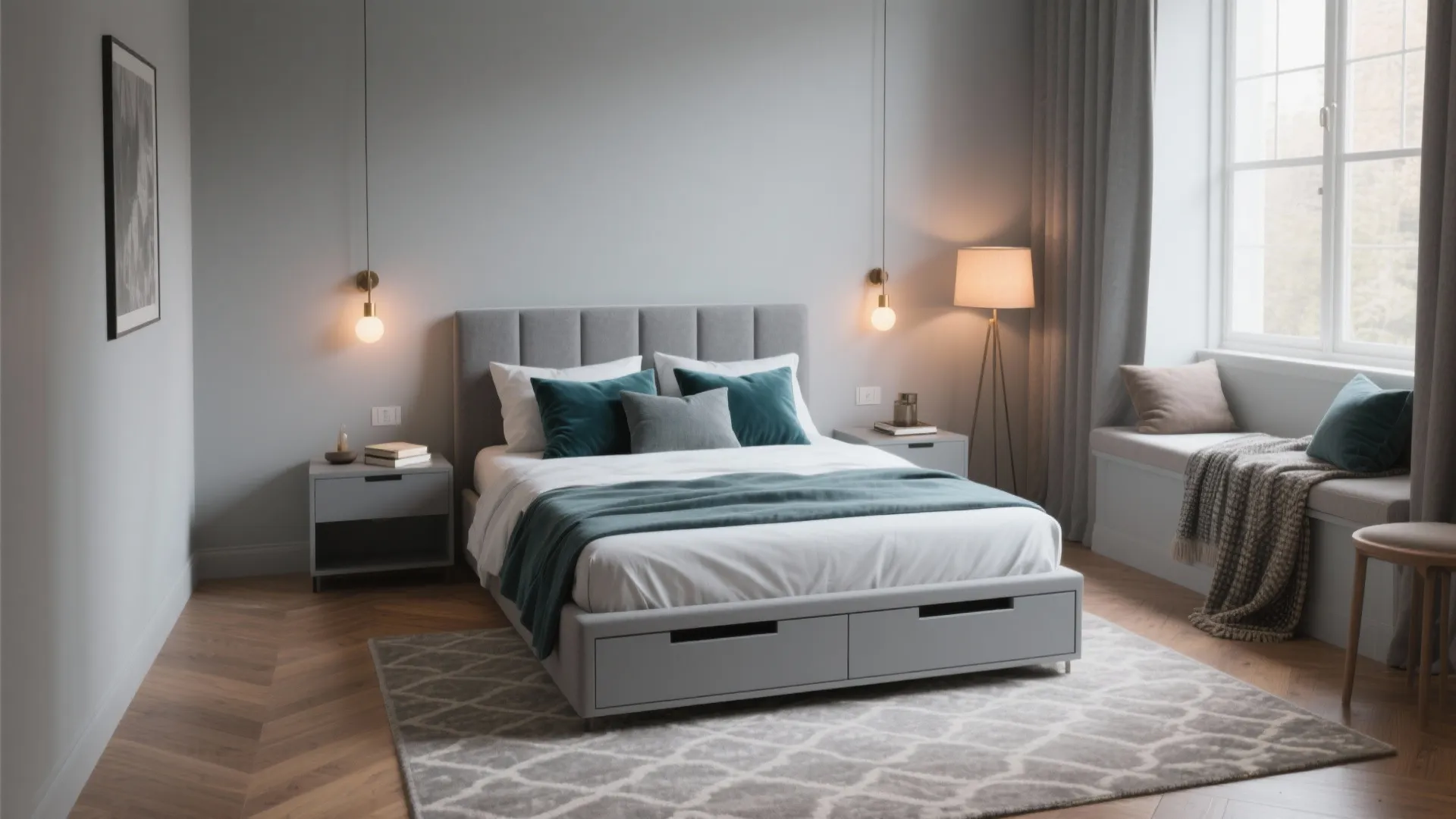 Grey Queen Bedroom Set — 5 Smart Small-Space Ideas