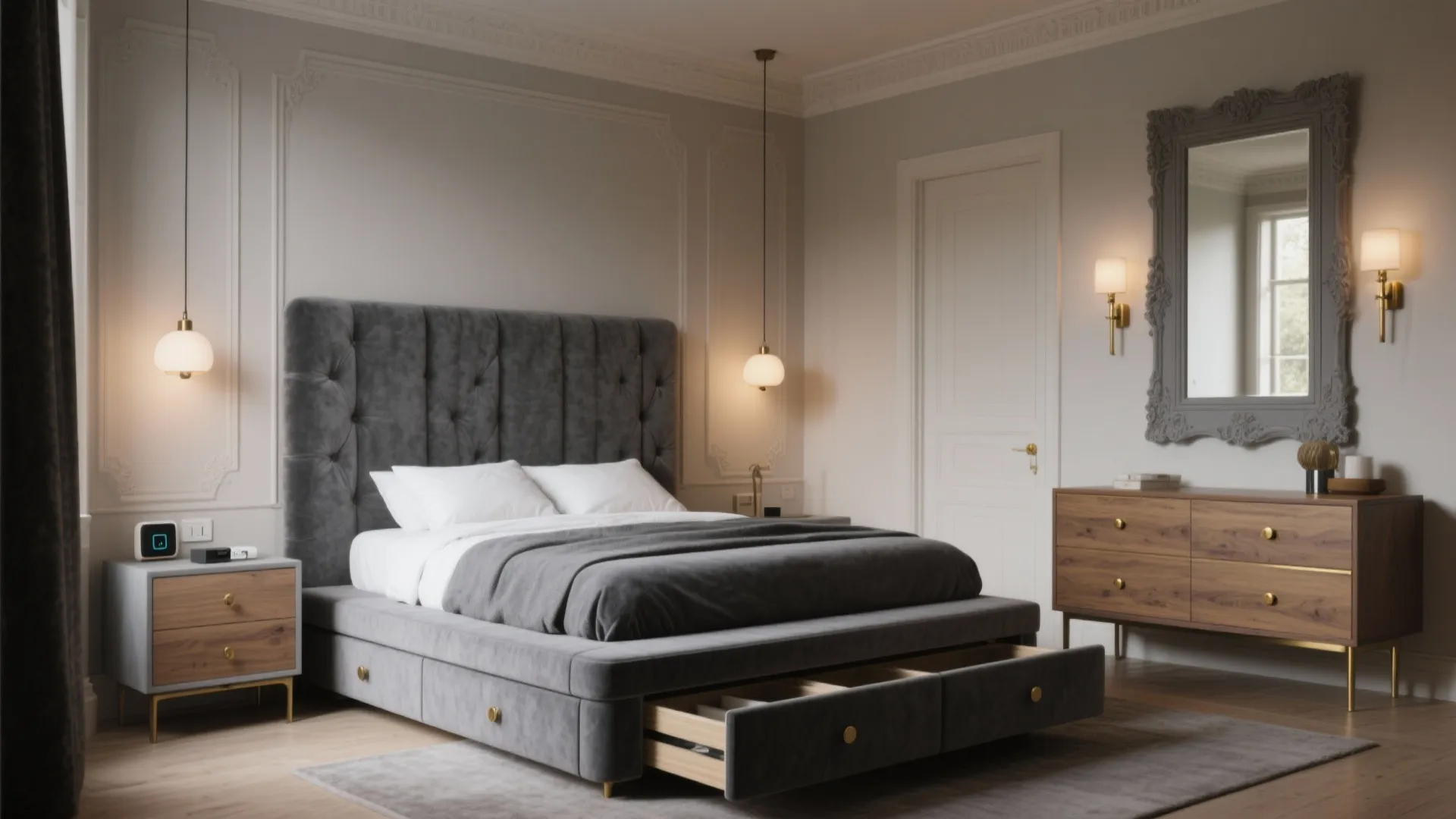 5 Grey Queen Bedroom Furniture Ideas