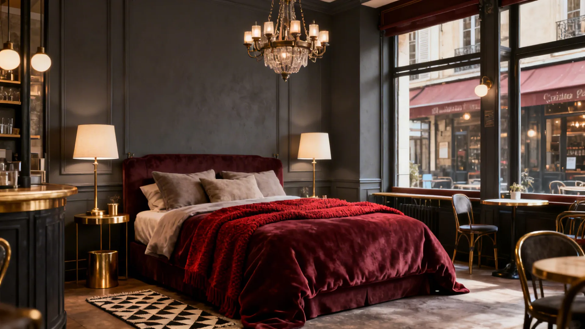 5 Grey and Red Bedroom Ideas