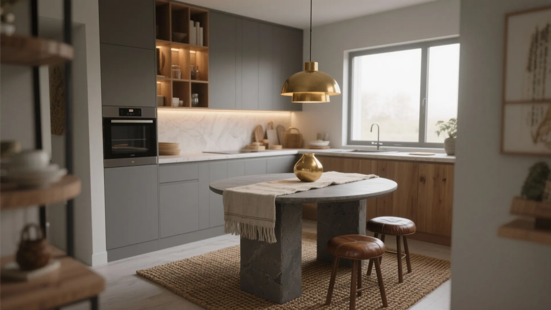 5 Smart Ideas for a Grey Round Kitchen Table: Small-space wins: creative layouts, styling, and practical tips for a grey round kitchen table