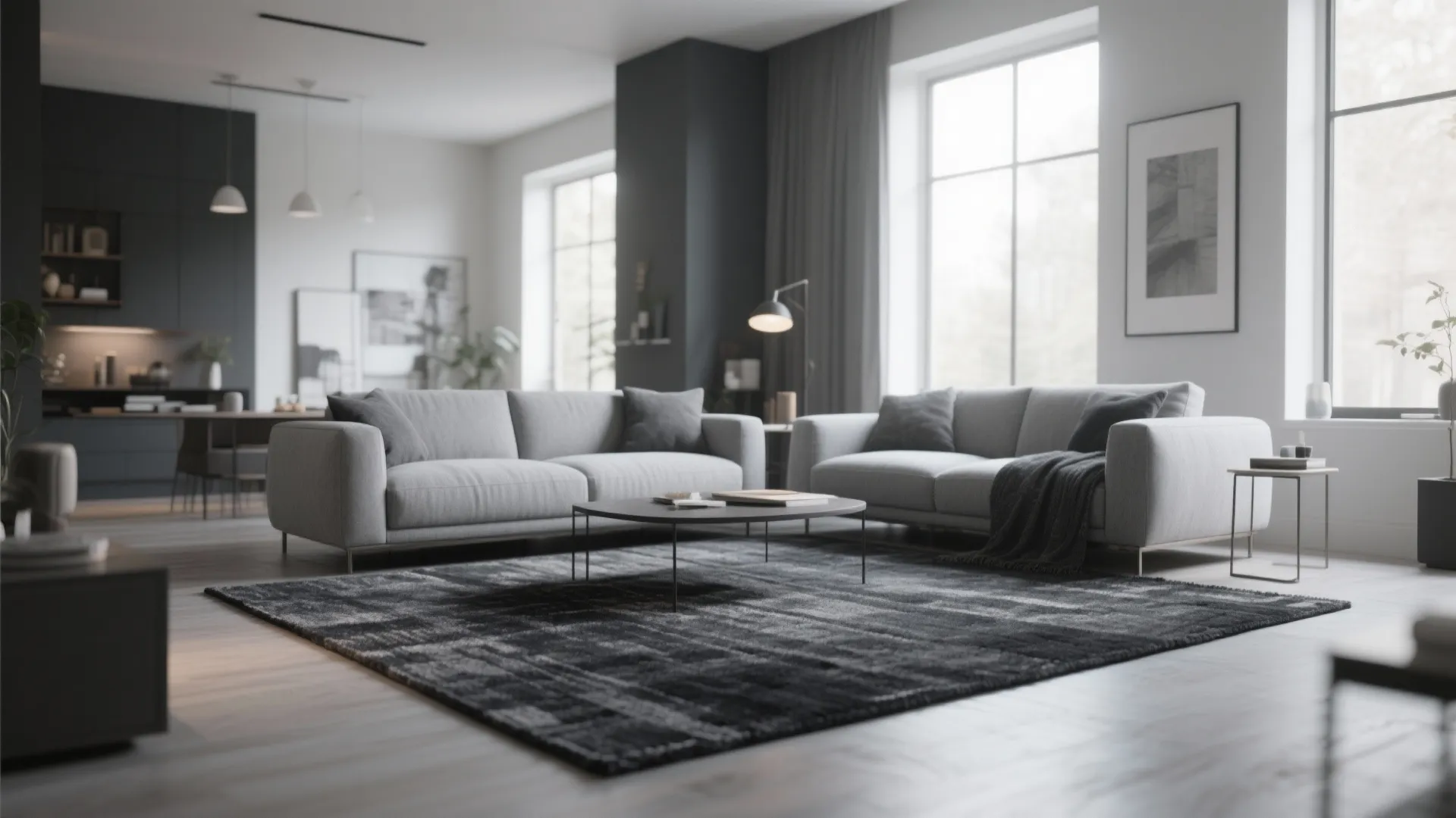 8. Grey Rugs for Warmth