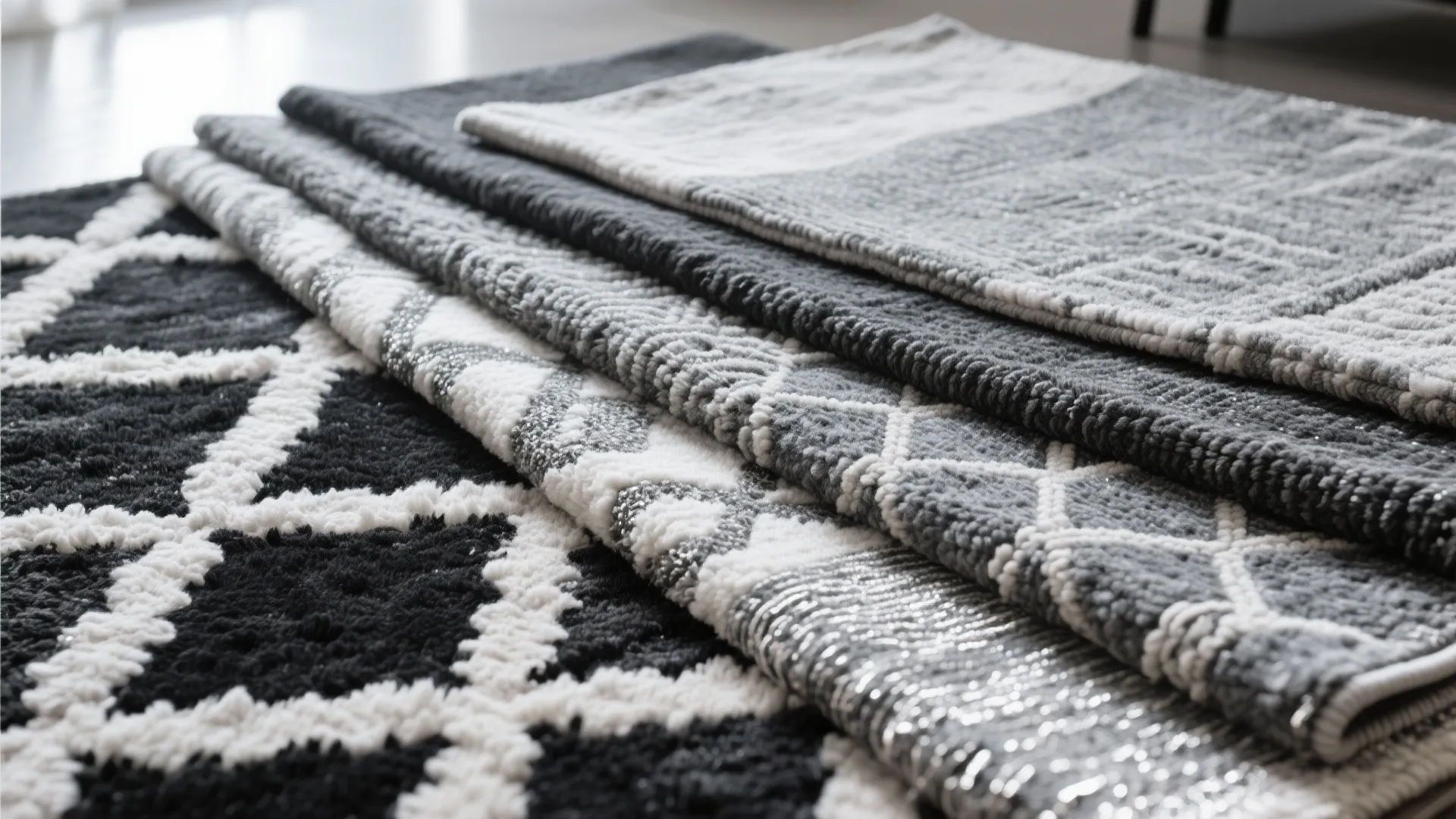 3. Grey Textured Rugs for Warmth