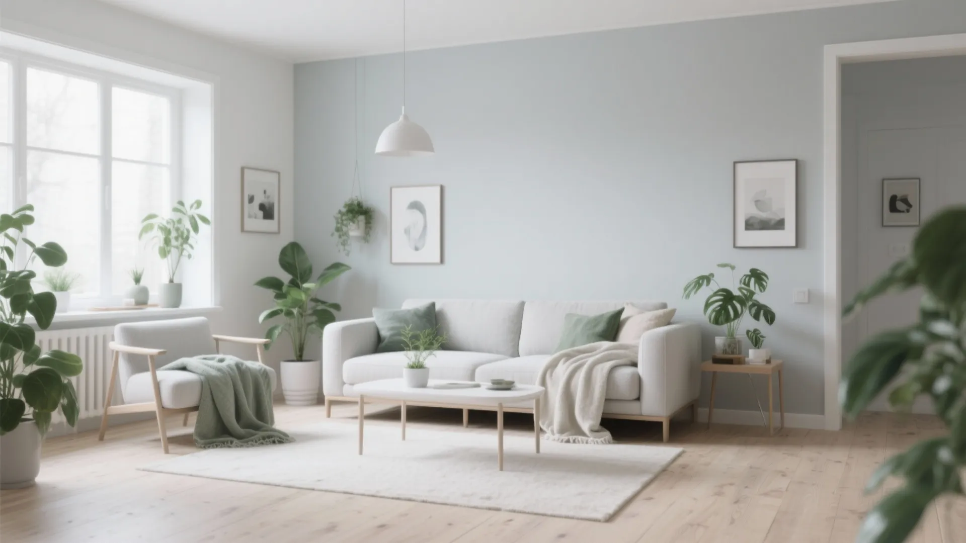 7. Soft Grey Scandinavian Vibe