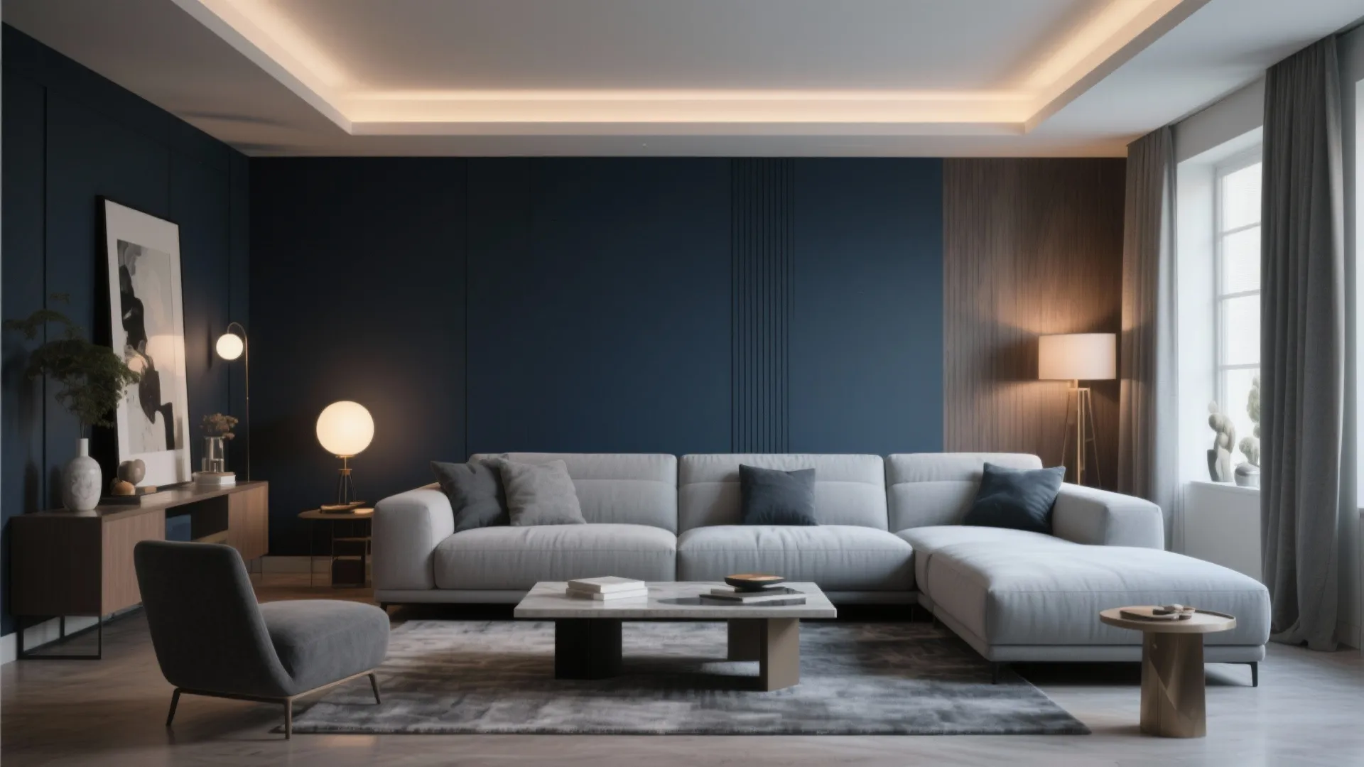 4. Accent Wall as a Backdrop