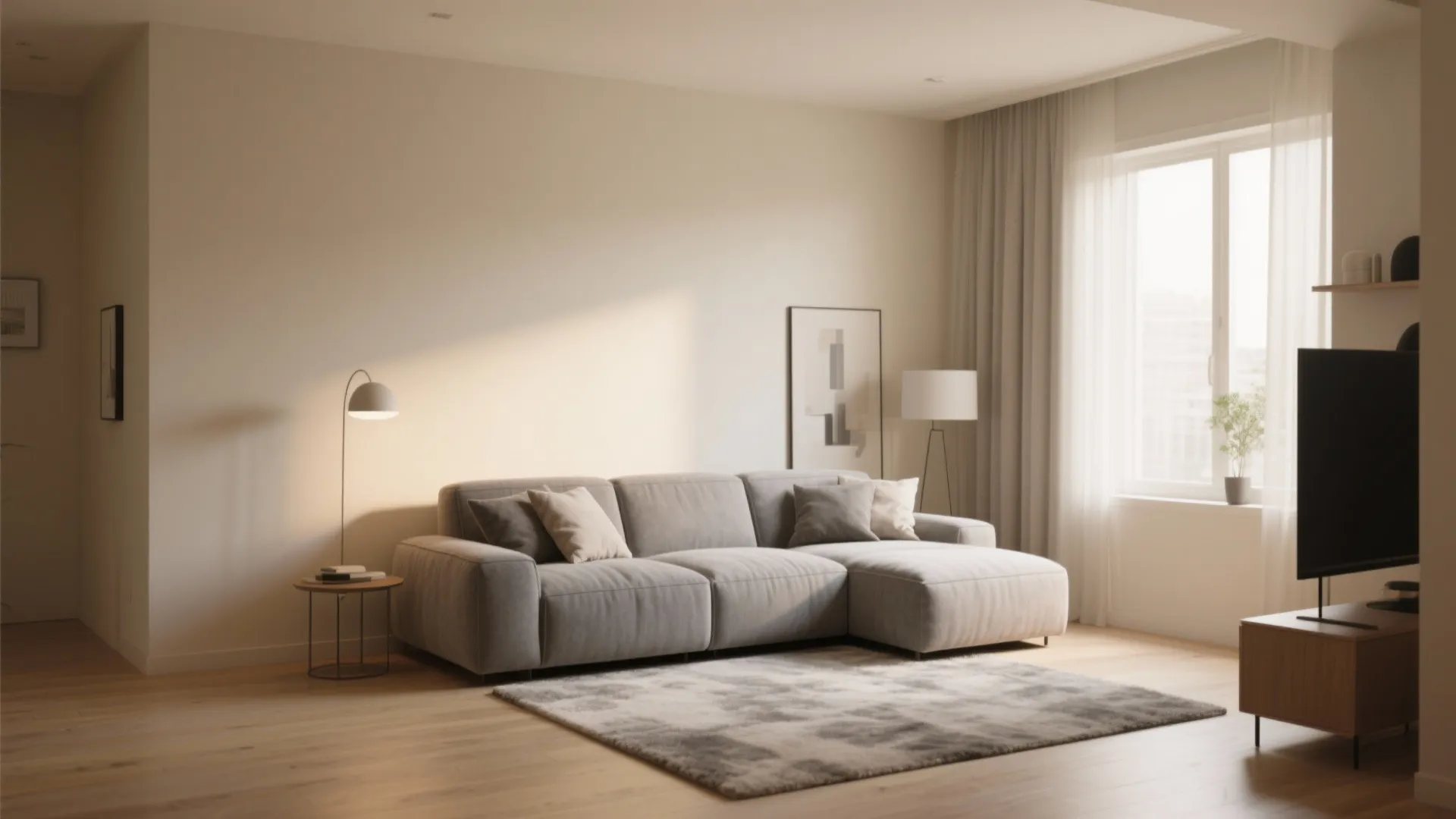 2. Oversized Grey Sectional for Comfort