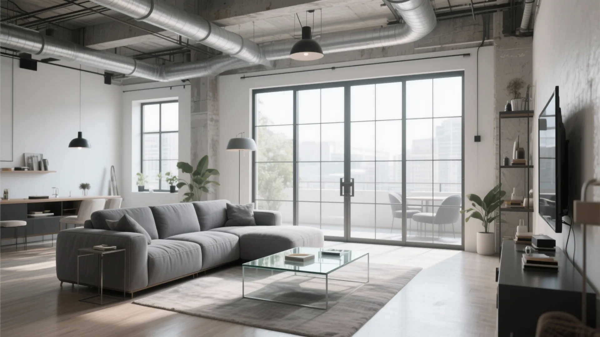 7. Glass Elements for an Airy Feel