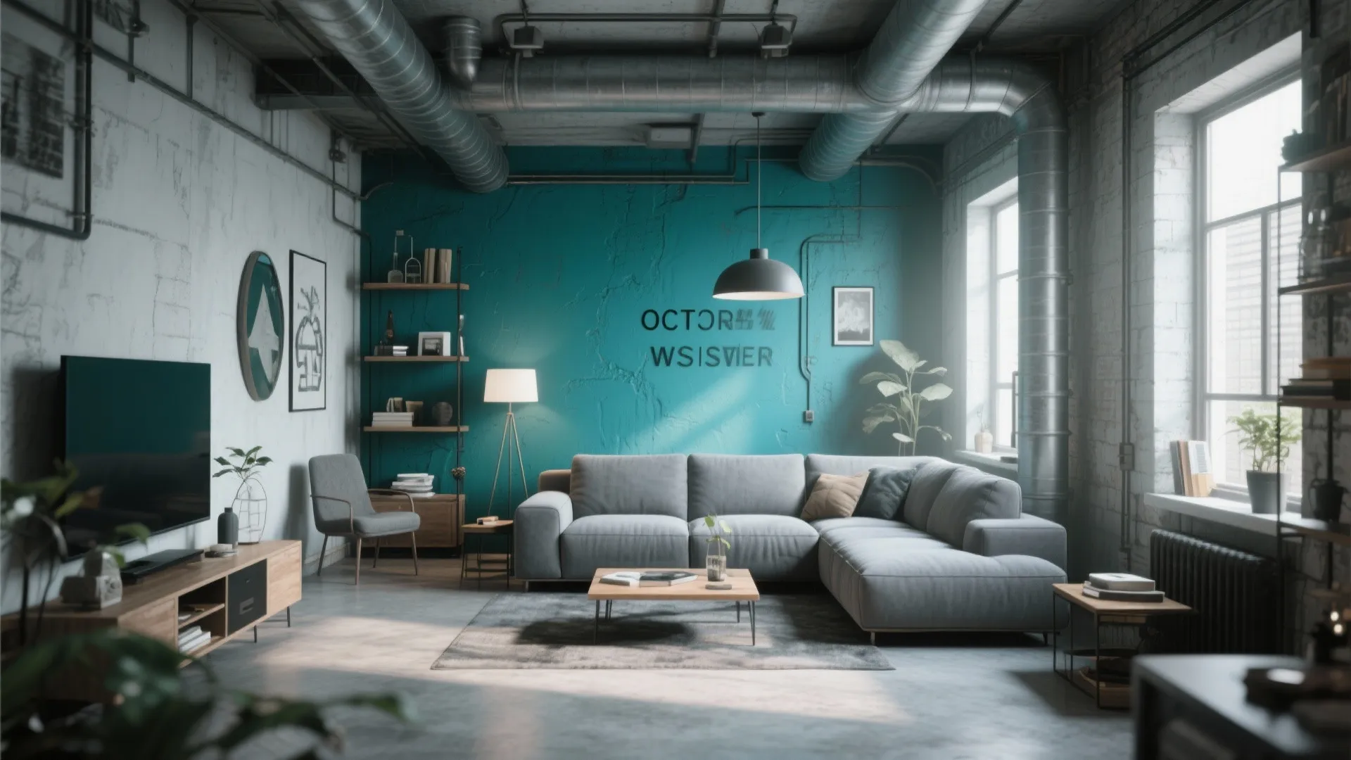 2. Add a Bold Accent Wall