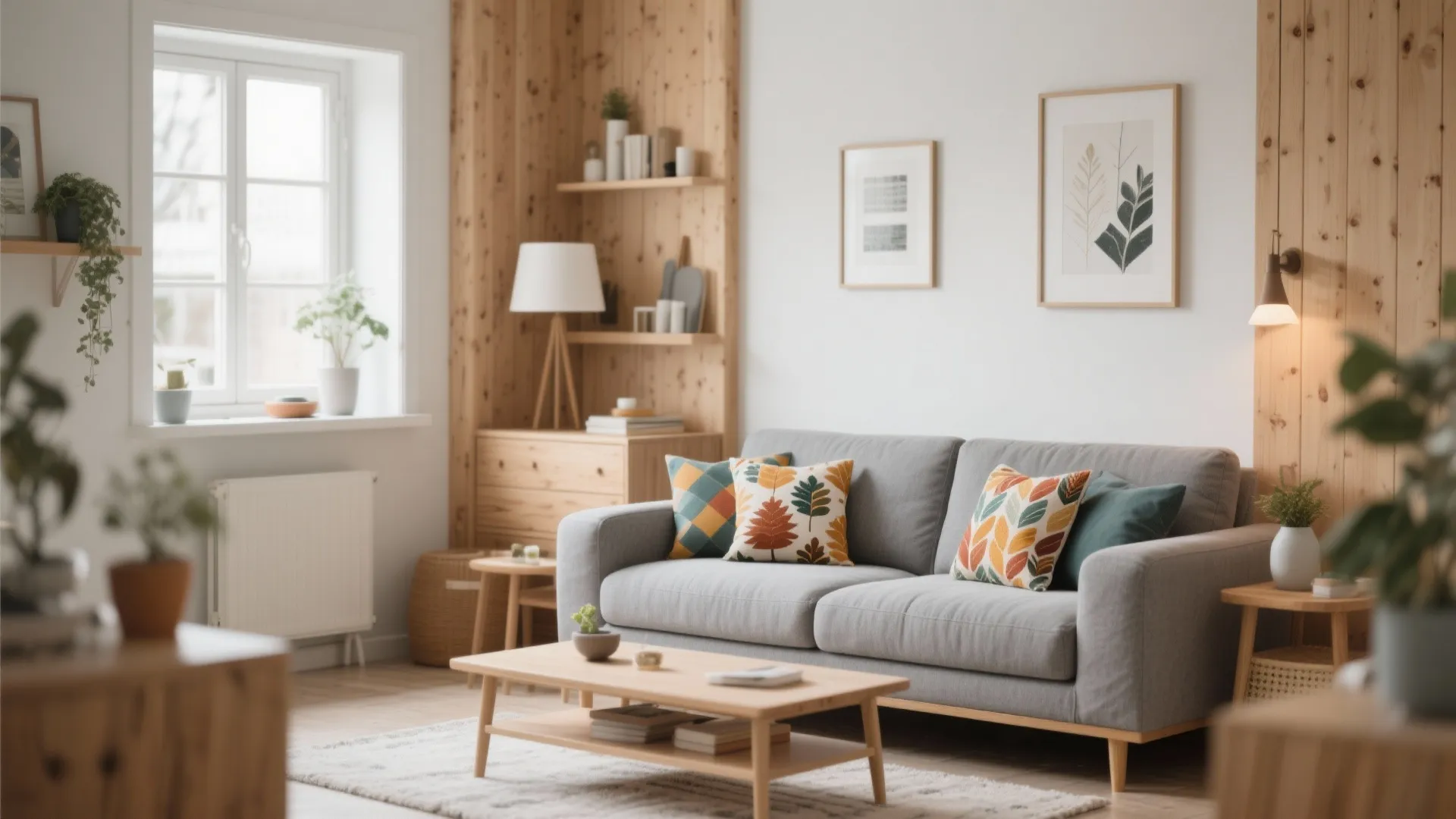 3. Grey Sofa as the Anchor