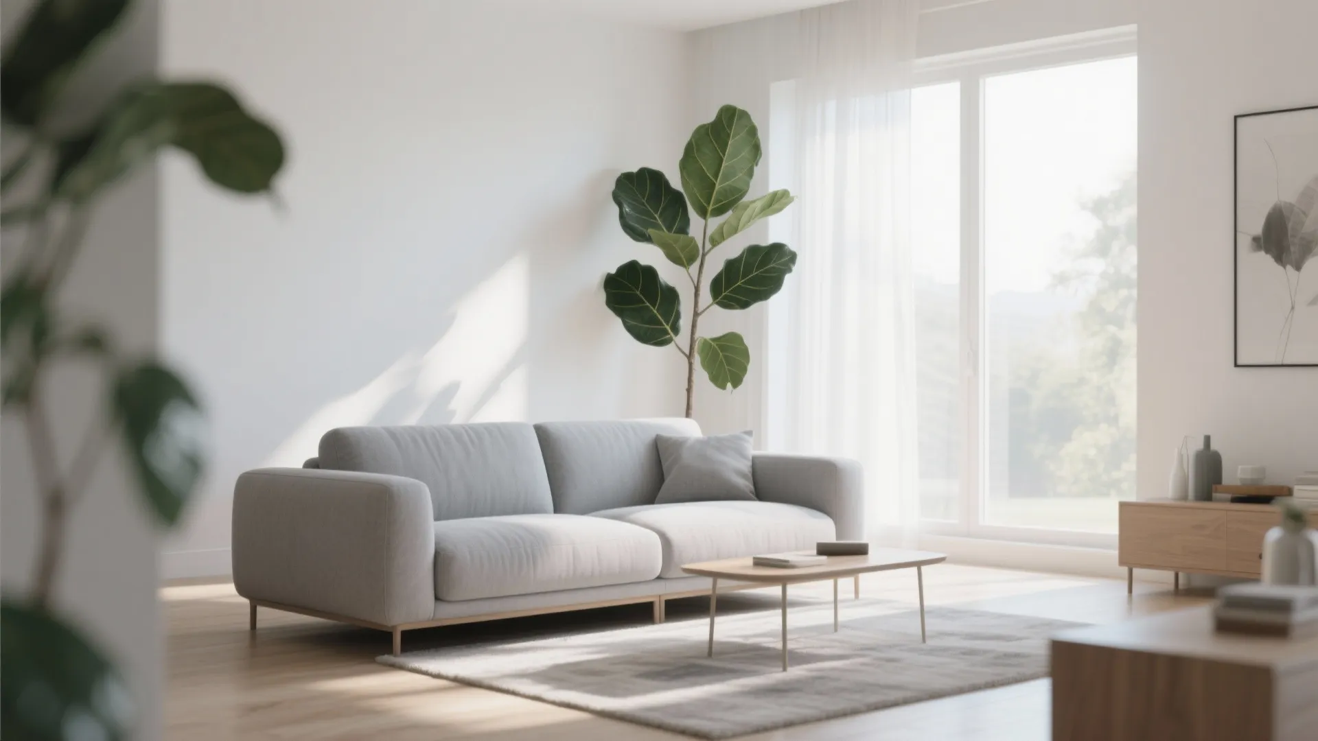 Incorporate Plants for a Fresh Touch