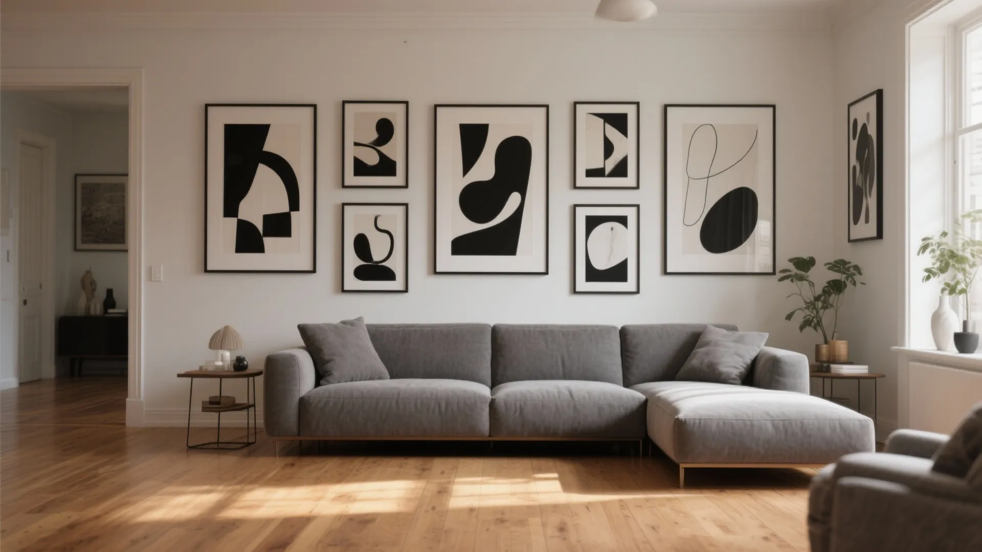 4. Gallery Wall as a Backdrop